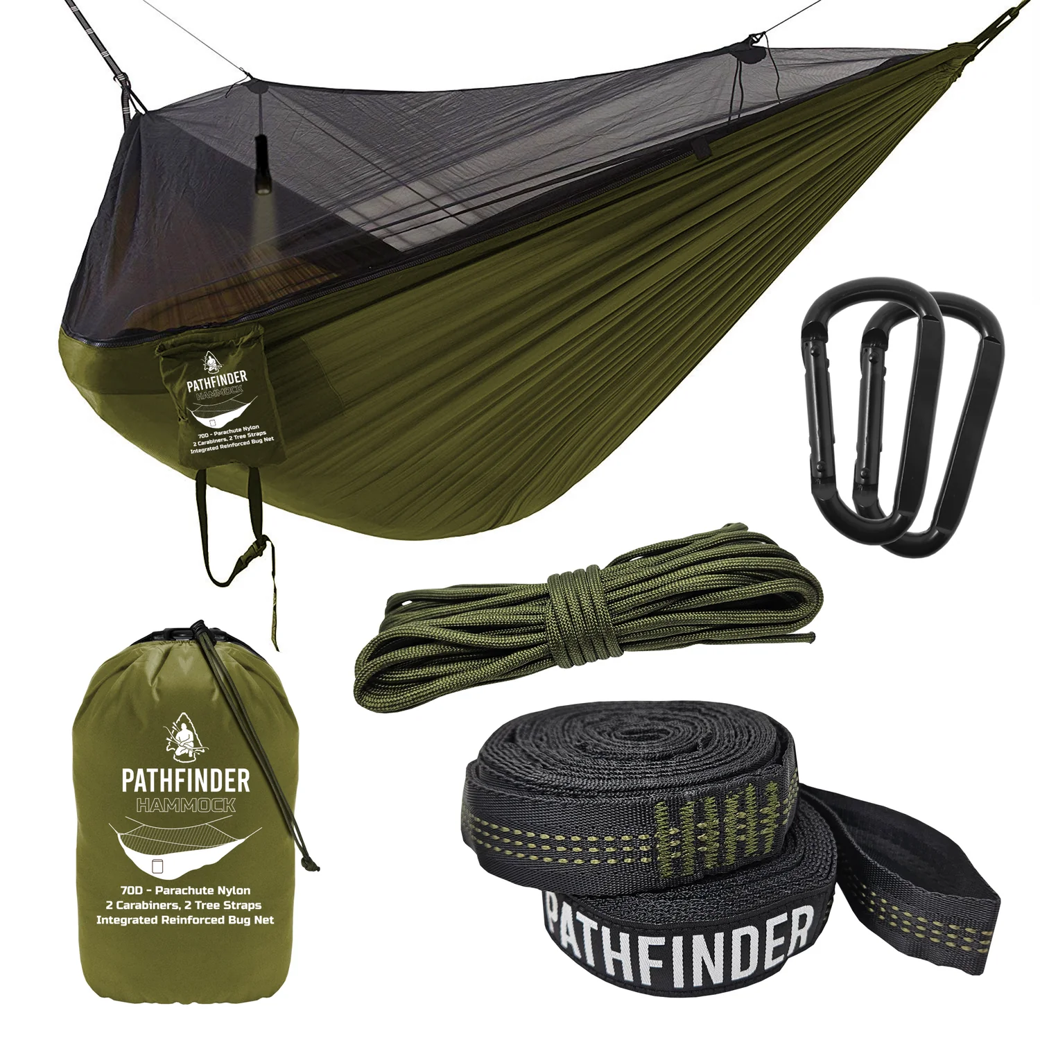 Pathfinder Jungle Hammock with Net - Image 2